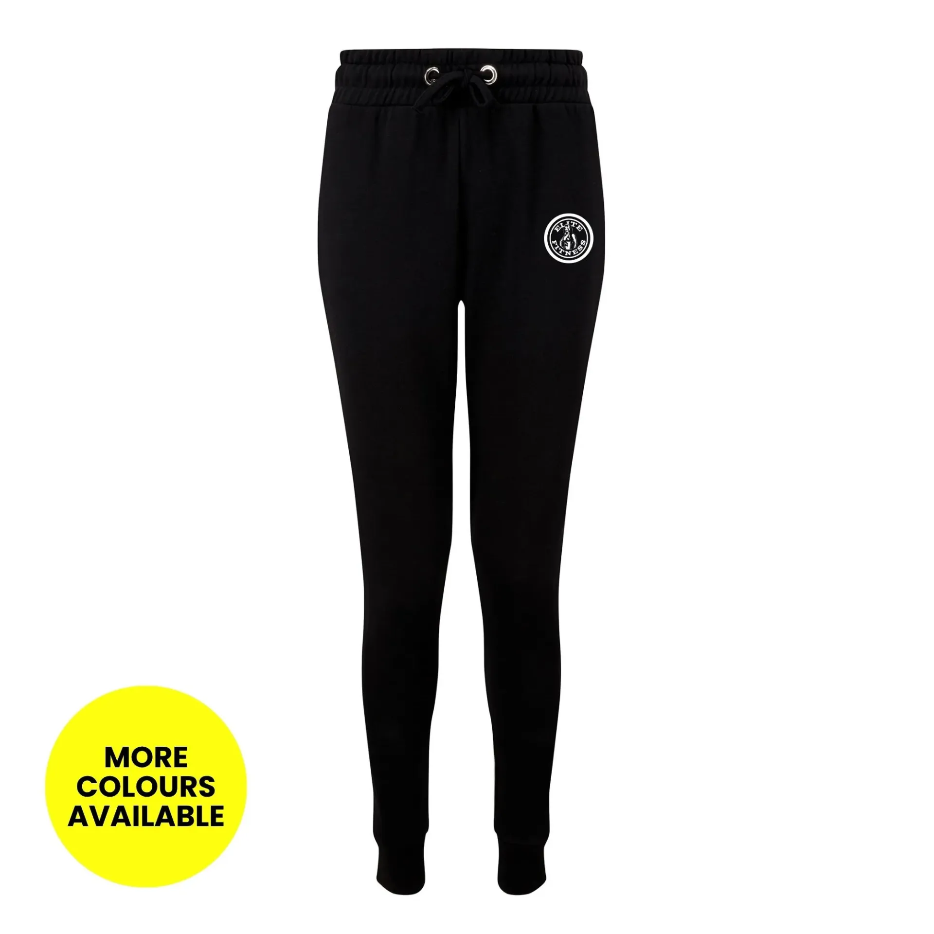 Women's Fitted Joggers (Elite) (Black, XS)