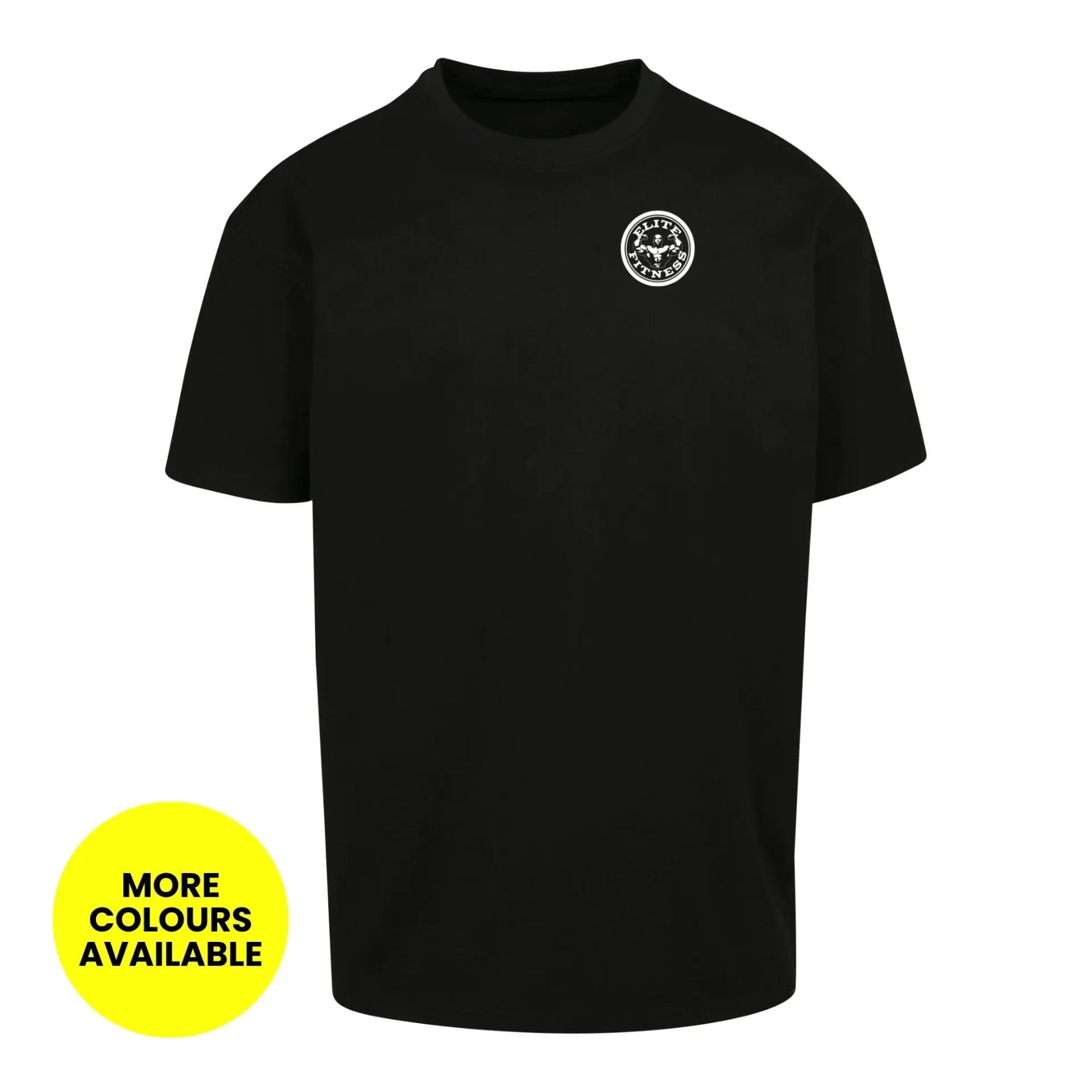 Heavy Oversized Tee (Elite) (Black, XS)