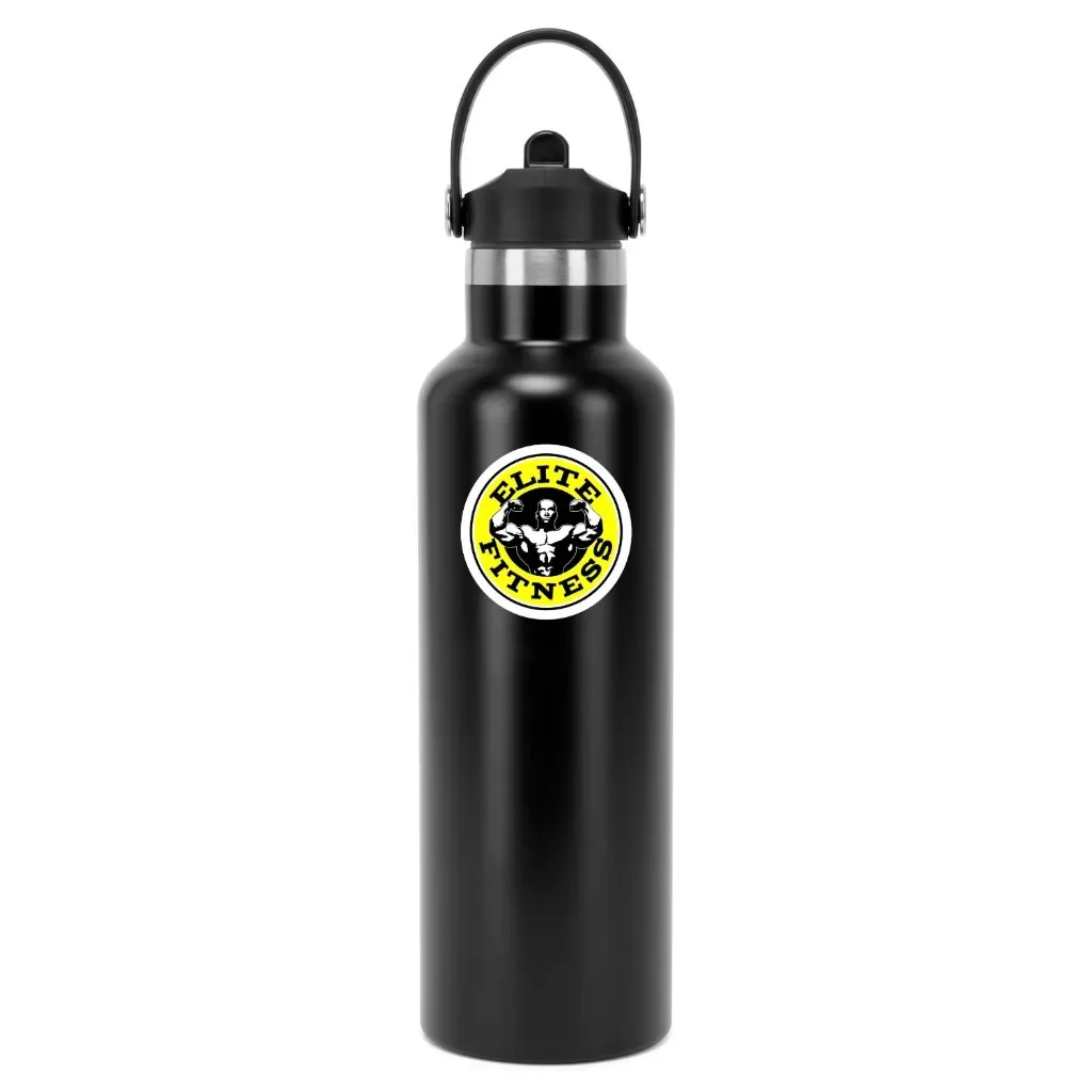 Tridri® Vacuum Sports Water Bottle With Flip-Up Straw (Elite)